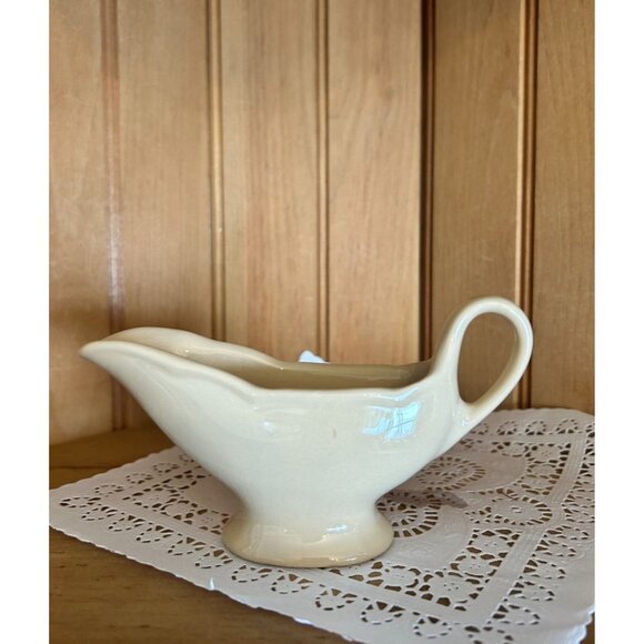 Vintage Inca Ware Shenango China Cream Side Sauce Server Small Gravy Boat Restau - Picture 1 of 6